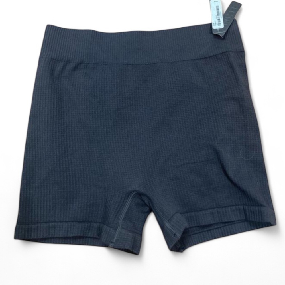 SKIMS  Size XXS / XS WOMEN'S STRETCH RIB SHORT SOOT PN-BSH-0111 Ribbed Shorts